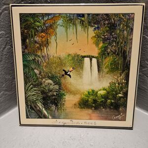 Argentina Signed Ceramic Tile Tropical Rainforest 6" X 6"